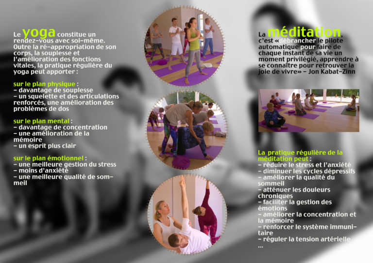 NOUVEAUX FLYERS YOGA/MEDITATION NANS LES PINS - Yoga Et Energies